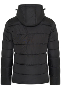 Veste d'hiver en gros pour hommes motif d'impression extérieure Logo personnalisé chaud épais 90% fermeture à glissière à capuche imperméable grande taille - Product Image 2