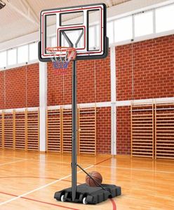 Équipement de basketball durable pour l'extérieur et l'intérieur, incluant une plaque acrylique de 54 pouces et une base portable robuste. - Product Image 6
