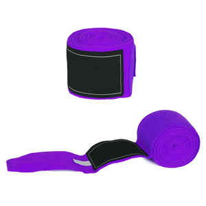 Vendas elásticas profesionales de algodón de 2.5 metros, transpirables, para soporte de muñeca, entrenamiento y protección. - Product Image 1