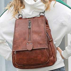 Meilleur sac à dos unisexe Adventure Travelers polyvalent avec logo personnalisé en cuir avec fermeture à glissière FBA Fashion Style Candy Pattern-Gift - Product Image 6