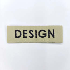 Etiqueta de Algodón y Poliéster de Diseño Personalizado de Alta Calidad, Antiarrugas, Venta Directa de Fábrica, OEM/ODM Personalizado - Product Image 3