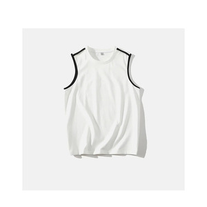 Camiseta Deportiva de Tirantes para Hombre, Estilo Vintage, Tejida, Transpirable, para Gimnasio, Culturismo, Ejercicio Muscular, Color Sólido, Impresión de Logotipo Personalizado, Venta al Por Mayor - Product Image 5