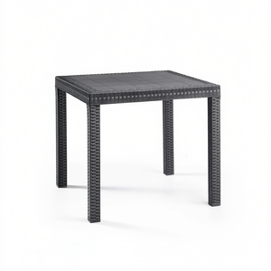 Mesa de Exterior Fija DALLAS Antracita 80x80cm 9096 4 para Bica Hecha de Polipropileno - Product Image 2
