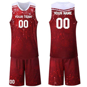 Uniforme de baloncesto para hombre, ropa deportiva de buena calidad para adultos, uniforme de baloncesto con estampado personalizado de último diseño - Product Image 5