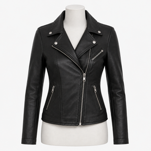 Chaqueta de Cuero para Mujer de Alta Calidad, Diseño Cómodo, Textura Premium y Construcción Duradera para Uso Casual y Urbano - Product Image 4