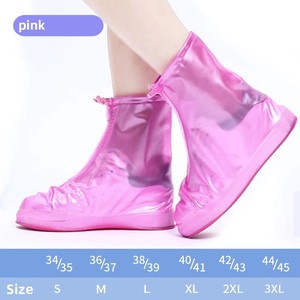 Couvre-chaussures en plastique imperméable en PVC Couvre-chaussures de pluie imperméable <span class=keywords><strong>réutilisable</strong></span> - Product Image 3