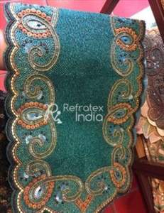 Camino de mesa con cuentas decorativas, vendedor indio a granel por refracatex, India, hecho en la India para el mejor Quali - Product Image 6