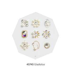 PRISM STONE #45745 Gladiolus 3D Jewels <b>Nail</b> Crystal Rhinestone Stone Decoration Stickers, <b>Nail</b> <b>Art</b> Stones Design Korea Oem Odm - Product Image 1