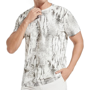 เสื้อยืดคอกลมสำหรับผู้ชายผ้าฝ้าย100% - Product Image 1