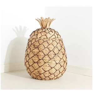 Panier de rangement moderne pour la maison, design flexible, multifonctionnel, écologique, best-seller, en jacinthe d'eau durable - Product Image 4