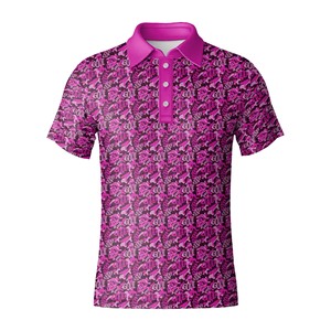 Camiseta Deportiva de Golf para Hombre, de Jersey Sólido, Poliéster y Elastano, Ligera, de Secado Rápido, Transpirable, Antiarrugas, Manga Corta, OEM ODM - Product Image 4