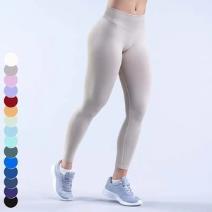 Full Length Seamless Eco-Friendly Durable <b>Leggings</b> <b>Women</b> High Waist <b>Compression</b> Fitness Pants Custom Logo OEM Private Label - Product Image 1