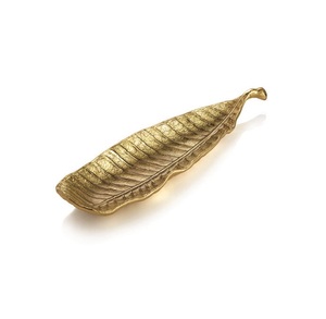 Grand plateau doré en aluminium Ustensiles de cuisine de qualité supérieure Plateau fantaisie Décoration intérieure Plateau d'hôtel de service le plus vendu - Product Image 6