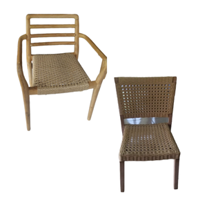 Chaise de salle à manger en rotin pour l'extérieur au design moderne chaise de jardin pour mariage et salle à manger avec accoudoir prix de gros - Product Image 4