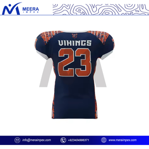 Maillot de football américain personnalisé pour hommes, séchage rapide, respirant, écologique, ensemble complet, sublimation OEM, vente en gros - Product Image 3