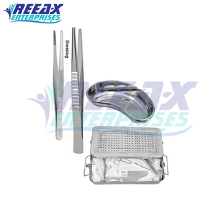 Outils de soins de chirurgie d'usine en gros Taux de haute qualité Propre logo Ensembles d'instruments de pansement chirurgical par REEAX ENTERPRISES - Product Image 3