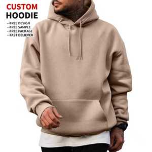 Heavyweight 400g Fleece <b>Pullover</b> Hoodie Oversized Streetwear Eco-Friendly Breathable Winter Embroidered Custom Logo Print Unisex - Product Image 1