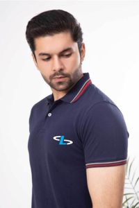 Logo bordado Hombres Moda Negocios Solapa Algodón Polo Camiseta Berry Casual Retro Plain Golf Polo Shirt - Product Image 6