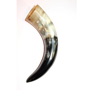 Nouveau Corne à boire Viking élégante en laiton, artisanale, naturelle, pour vin/bière, en corne de bœuf polie, haute qualité, disponible - Product Image 5