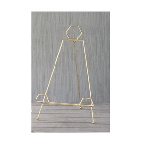 Último diseño Soporte de boda de bienvenida de metal de color oro rosa Soporte de bienvenida de forma personalizada de la más alta calidad a granel - Product Image 2