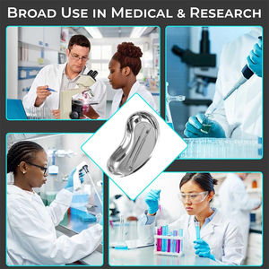 ถาดสแตนเลสสตีลเยอรมันพิมพ์ลายอุปกรณ์สำหรับใช้ในโรงพยาบาลถาดเคลือบเงาสำหรับใส่ไต - Product Image 4