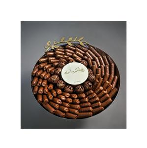 Vente en gros de bol à chocolat de décoration de table bol de service à bonbons bol en métal plaqué argent de qualité supérieure avec accent de feuille d'or - Product Image 1