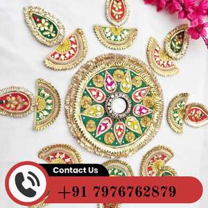 Stylish Metal Rangoli Tealight Holder for Home Wedding Festival and Baptism Event Decorations Diwali <b>Gifts</b> Sale - Product Image 2