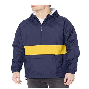 Long manteau respirant personnalisé Offre Spéciale léger pour hommes, veste coupe-vent élégante à capuche - Product Image 1