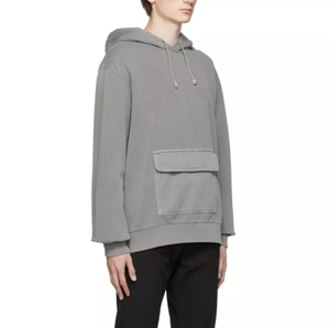 Sweats à capuche pour hommes, doux, 100% coton, brodés, unis, décontractés, streetwear, hiver, automne, port quotidien, confort - Product Image 2