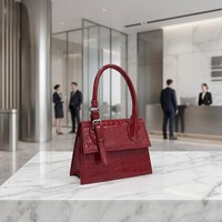 Sacs à main en cuir PU de style vintage pour femmes avec logo personnalisé, sacs à bandoulière de luxe pour femmes avec un design tendance et à la mode