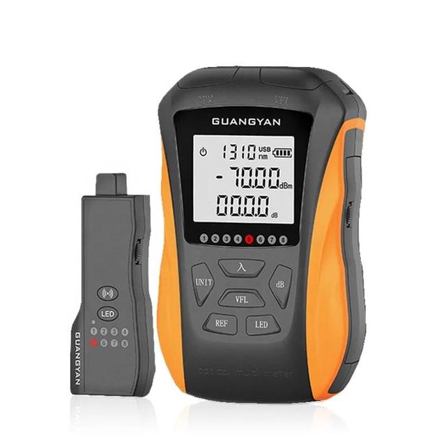 Y8 Handheld 6-in-1 Mini Multifunction Optical Power Meter OPM Rechargeable Power Meter with OPM & VFL Network Tester