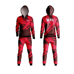 Conjunto de Sudadera con Capucha y Pantalones Deportivos de Algodón Grueso con Estampado Floral de Invierno, Logotipo Bordado Personalizado de Alta Calidad, con Bolsillo - Product Image 1