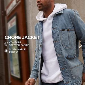 Chaqueta de mezclilla rasgada lavada Vintage para hombre, chaqueta de mezclilla de motorista de manga larga delgada informal - Product Image 6