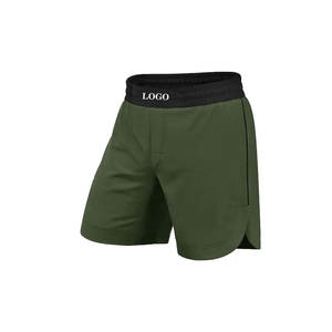 Ropa de artes marciales Tamaños personalizados Pantalones cortos de boxeo de lucha Nueva ropa de entrenamiento de moda personalizada Pantalones cortos de boxeo de algodón - Product Image 2