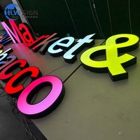 Letrero de Letras con Canales LED RGB a Todo Color, con Más de 100 Modos de Cambio de Color, del Fabricante Original