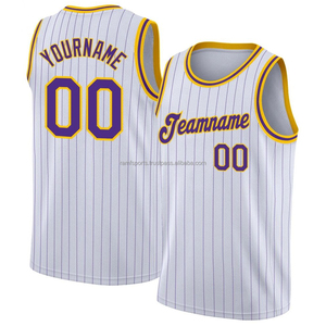 Camiseta de Baloncesto Retro Personalizada al por Mayor, Uniforme Sublimado con Logotipo Personalizado, Color y Nombre del Equipo, Ropa para Hombre y Mujer, OEM - Product Image 6