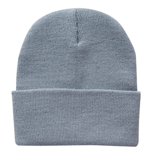 Gorro de Punto Cálido de Invierno para Mujer, Color Sólido, Estilo Informal, con Logotipo Bordado, para Usar en la Playa - Product Image 4