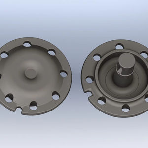 Kits de réparation fiables de diaphragme de compresseur Sullair Composants moulés de qualité supérieure pour l'entretien du compresseur d'air - Product Image 3