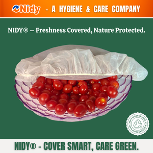 NIDY Biodegradable Compostable Disposable Caps, Eco-Friendly <b>Plant</b>-Based Protective <b>Covers</b> for Salons Kitchens & Daily Use. - Product Image 2