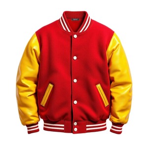 Chaqueta Bomber de Alta Calidad para Hombre, Mangas de Cuero, Resistente al Viento e Impermeable, Impresión de Logotipo Personalizado, Fabricante OEM ODM - Product Image 5