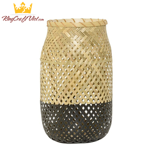 Décoration de maison lanterne en bambou décoration de table bougeoir lanterne intérieure et extérieure fabriquée au Vietnam - Product Image 6