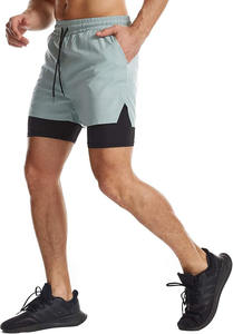 Short de sport à séchage rapide personnalisé pour hommes, short d'entraînement pour la musculation, vente chaude - Product Image 2
