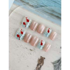 Koi Dream Press on Nail Art, Elegante Diseño de Pez Koi para Decoración de Uñas - Product Image 2
