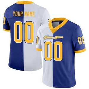 เสื้อฟุตบอลแบบอเมริกันของผู้ใหญ่เสื้อ100% ผ้าโพลีเอสเตอร์แบบแห้งเร็วไซส์ XL ออกแบบได้ตามต้องการ - Product Image 5