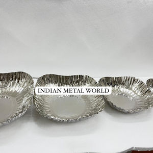 Plateau de service à chocolat en métal argenté de qualité supérieure décoration de table Design fantaisie plateau à chocolat parfait pour plateau de service au chocolat - Product Image 6