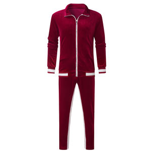 Ensemble de survêtement sportif unisexe réversible en spandex/polyester, respirant, écologique, uni, sweat-shirt à capuche et pantalon de survêtement, personnalisable - Product Image 3