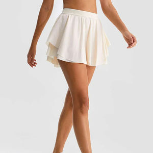 Falda Deportiva Casual Transpirable de Spandex para Mujer, Minifalda de Tenis, Diseño Personalizado, Faldas Deportivas 2 en 1 con Pantalones Cortos y Bolsillo - Product Image 3