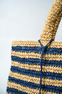 Trending Vintage Bohemian Straw <b>Raffia</b> Messenger <b>Bag</b> Eco Friendly Leather Strap Lightweight Travel Handbag for Women - Product Image 2
