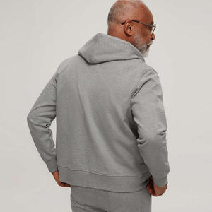 Sweat à capuche pour homme de qualité Pro 100% coton polaire brodé Logo personnalisé impression numérique prix de gros tissu personnalisé nouveau Design - Product Image 3