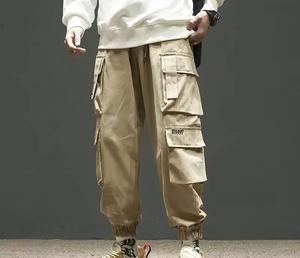 กางเกงคาร์โก้ผู้ชายคอลเลคชั่นใหม่คุณภาพสูงกางเกงผู้ชายแห้งเร็วผ้าคอตตอน100% ใหม่แบบปรับแต่งได้ - Product Image 5